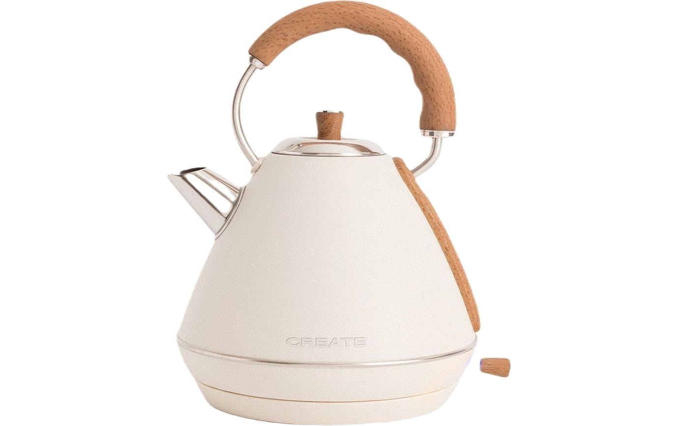 Wasserkocher »Create Retro L 45474 l, Crème« 1,7 l 2200 W