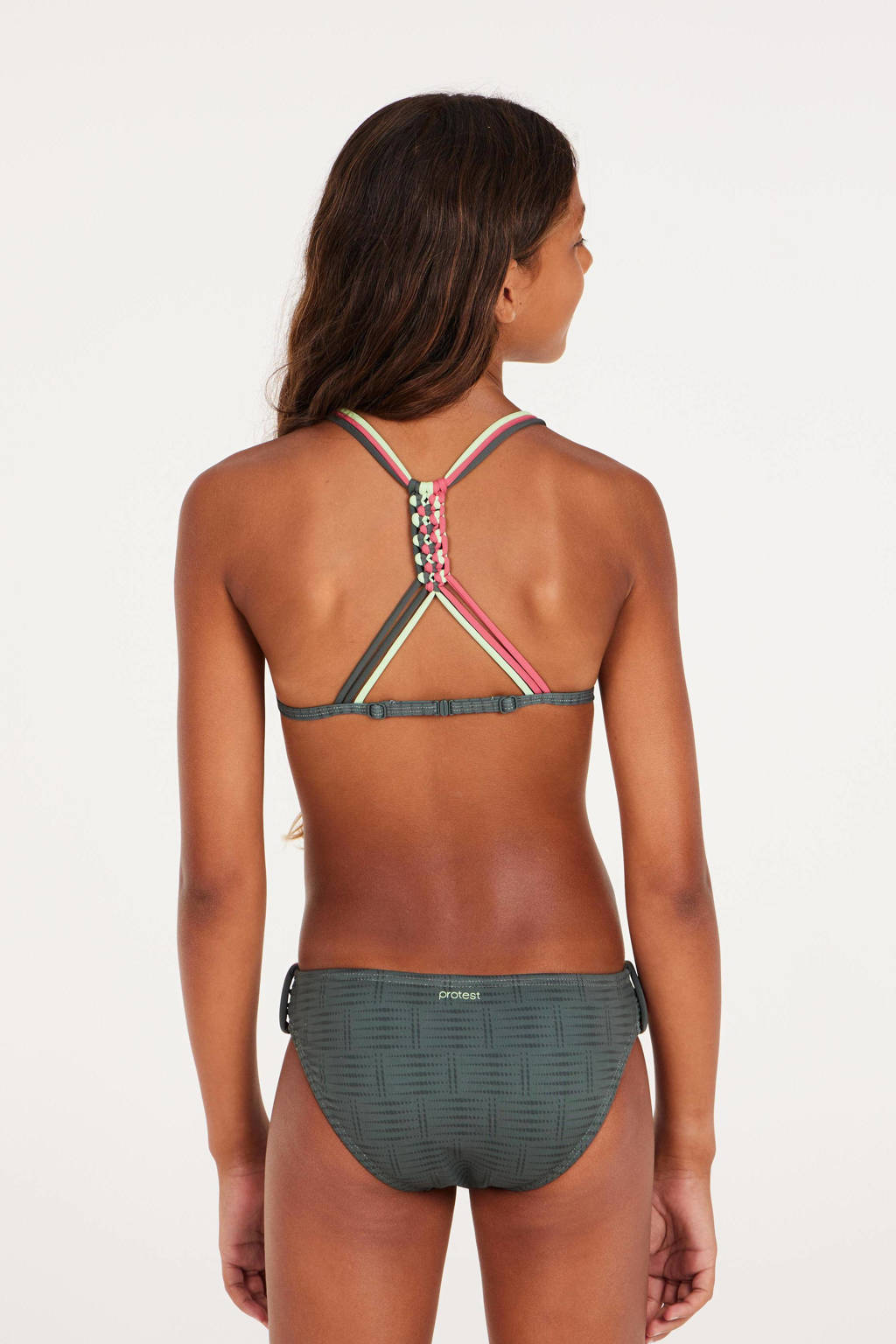 triangel bikini PRTFIMKE JR donkergroen