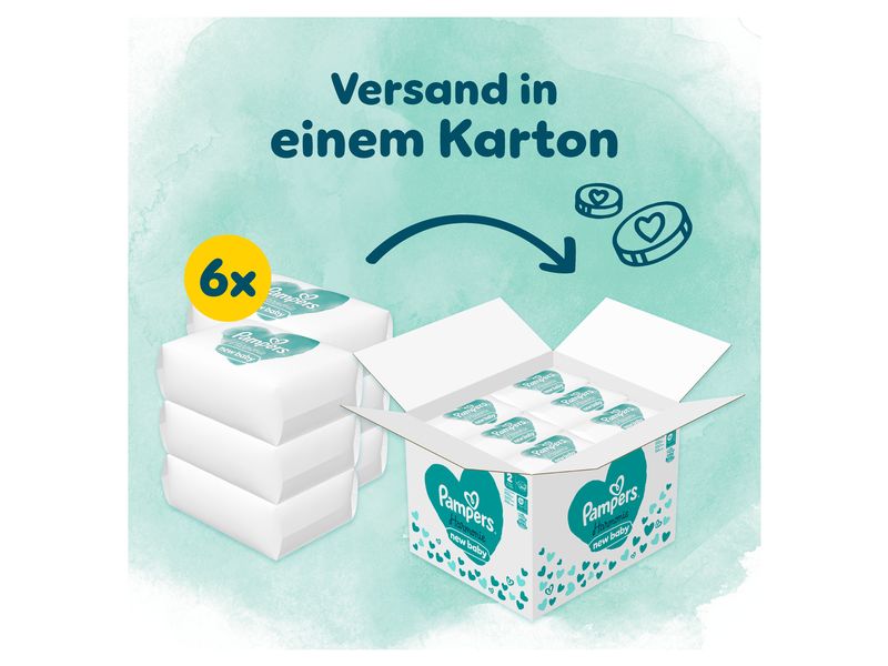 Pampers Windeln Harmonie Mini Grösse 2 Monatsbox 4-8 kg, 204 Stück