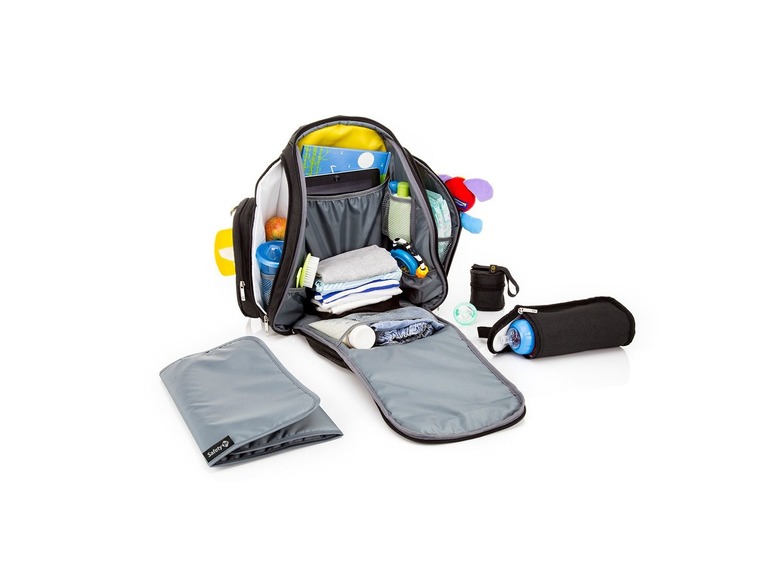 Luiertas, 17 opbergvakken, 4 accessoires