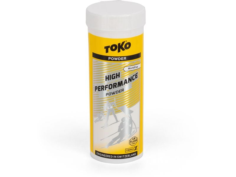 TOKO High Performance Powder Gelb, 40 g Ski-Pulverwachs