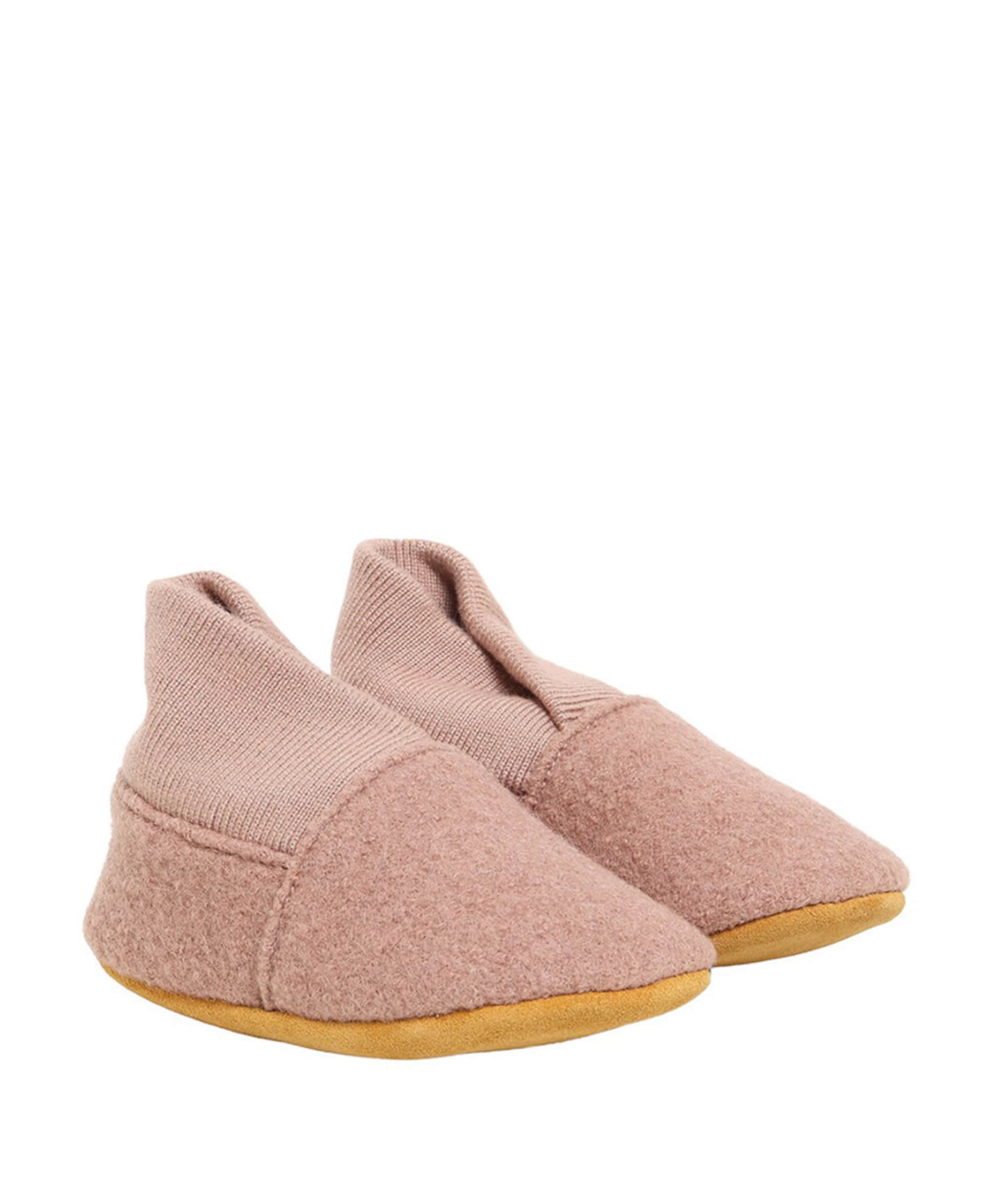EN FANT Wool Rib uniseks pantoffels  roze
