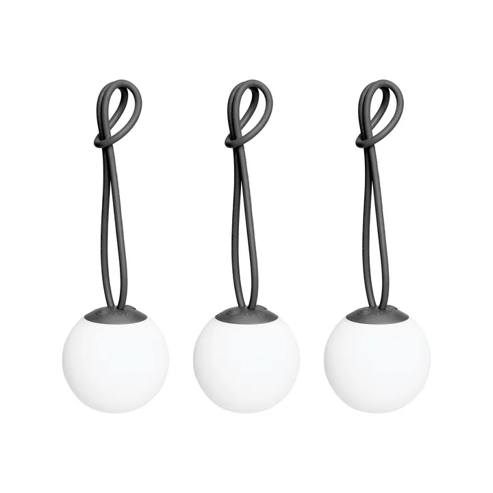Fatboy - Bolleke Mini Hängeleuchte, anthrazit (3er-Set)