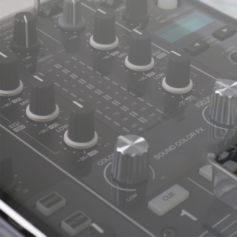 Decksaver stofkap voor Pioneer DJM-250MK2 en DJM-450
