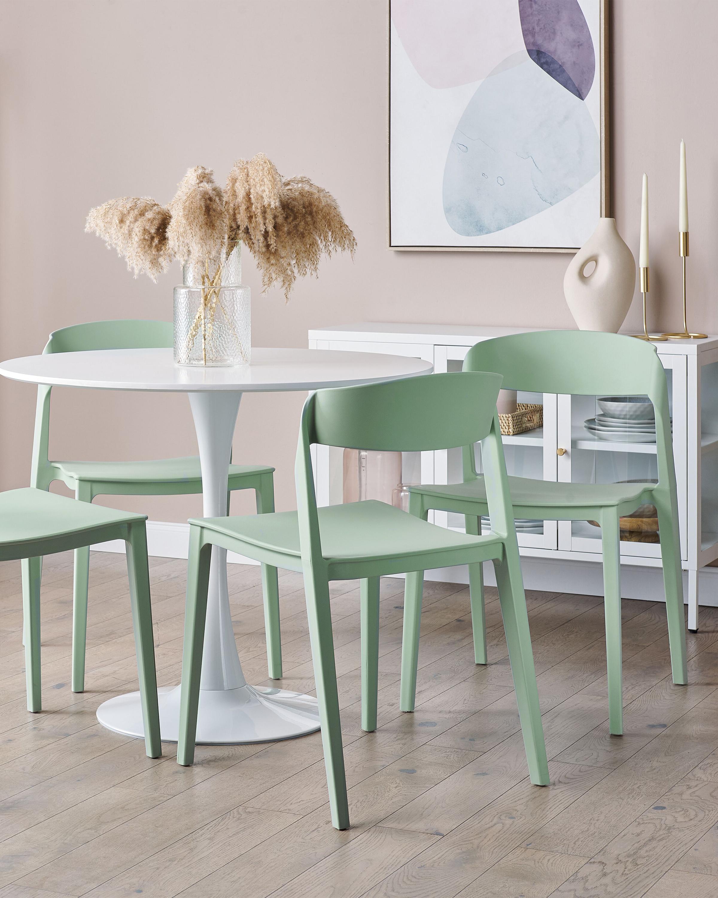 Set van 2 eetkamerstoelen SOMERS Mintgroen