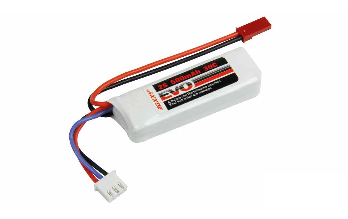 RC-Akku LiPo 500 mAh 7.4 V 30C EVO2S LiPo-Akku für Flugmodelle