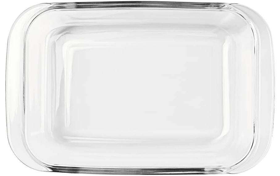 Auflaufform für Heissluft-Fritteusen Eckig, TransparentGlas-Auflaufform
