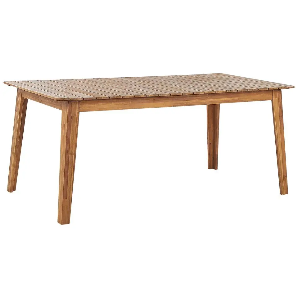 FORNELLI - Tuinset voor 6 - Lichte houtkleur - Acaciahout