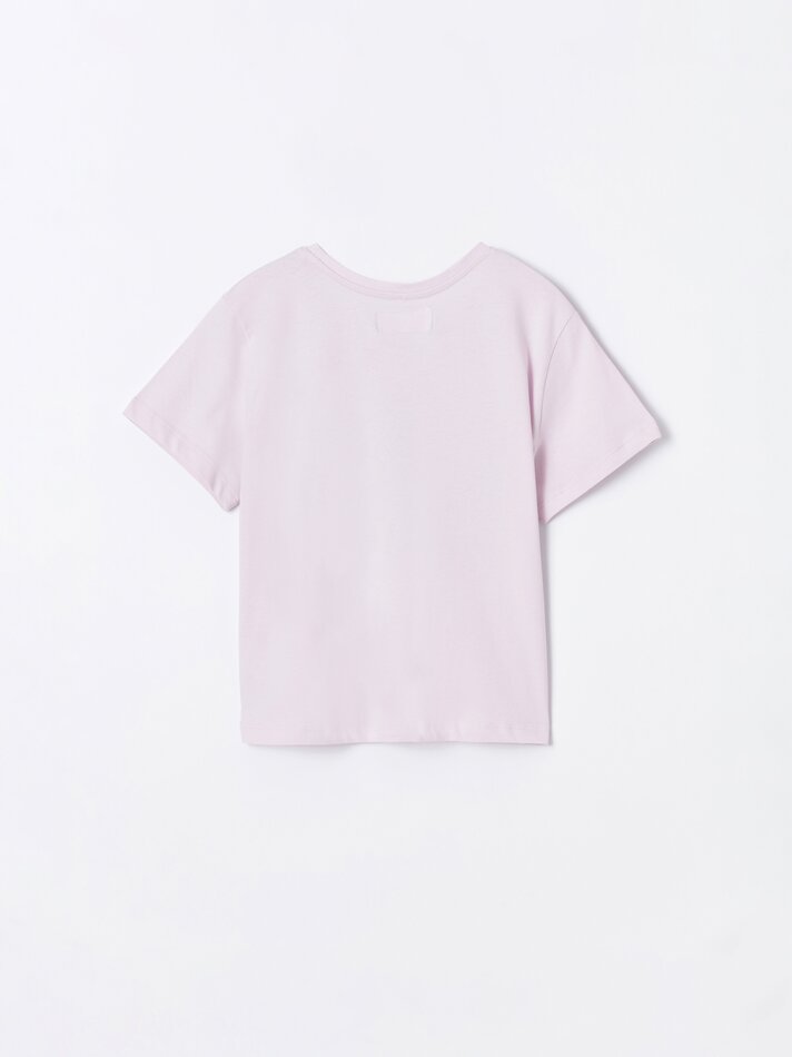Pacote com 2 camisetas estampadas - Rosa Vigore