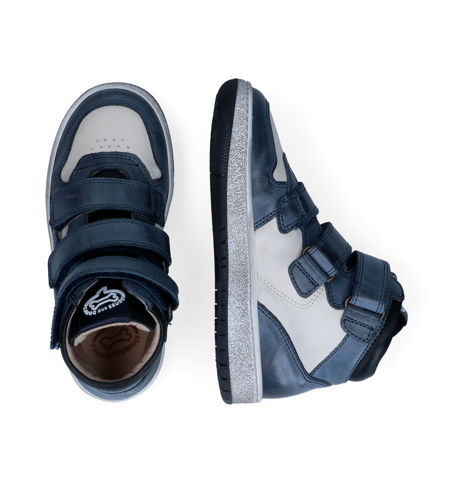 Hoge schoenen blauw