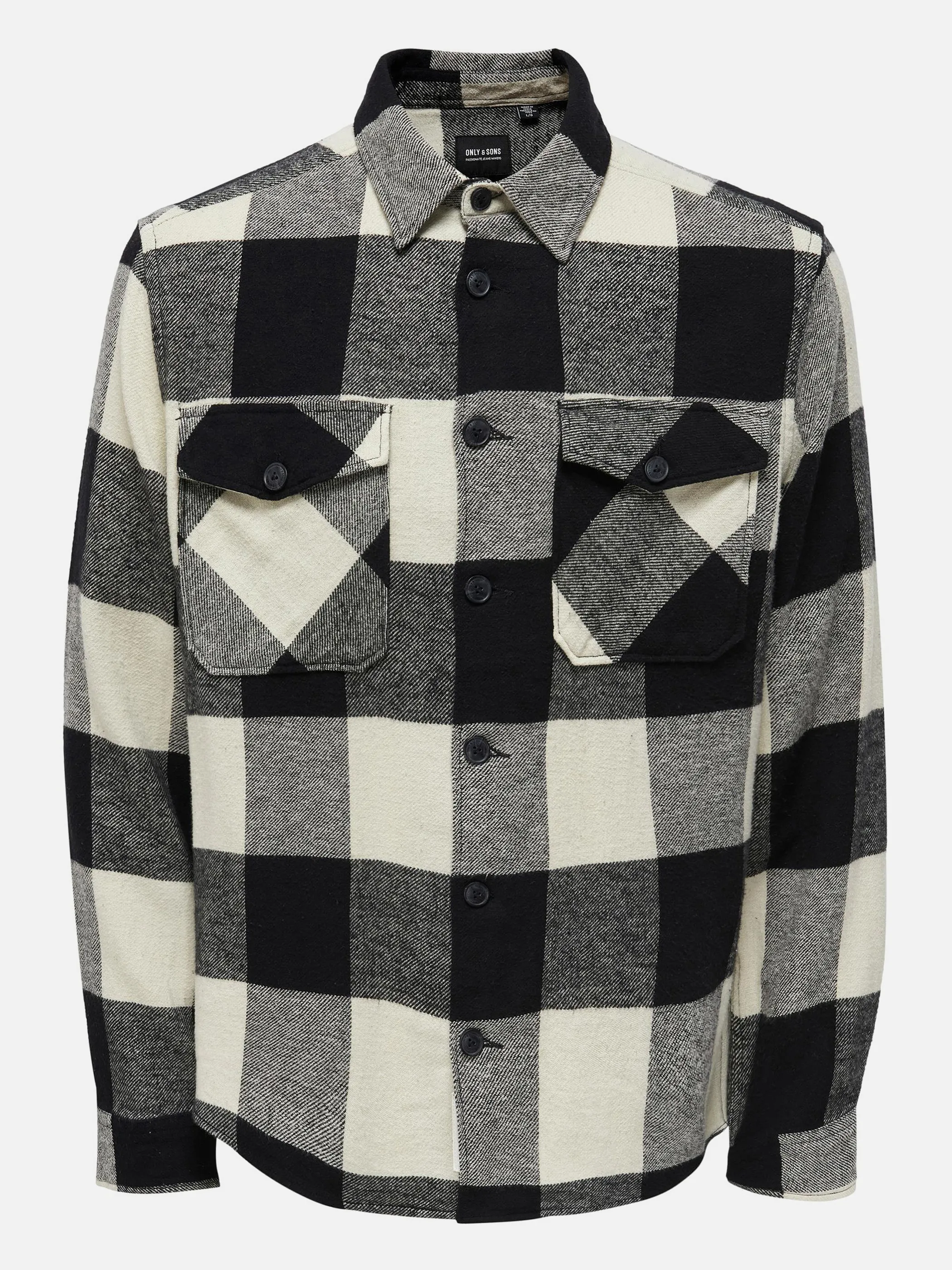Only&Sons ONSMILO LS CHECK OVER Overshirt