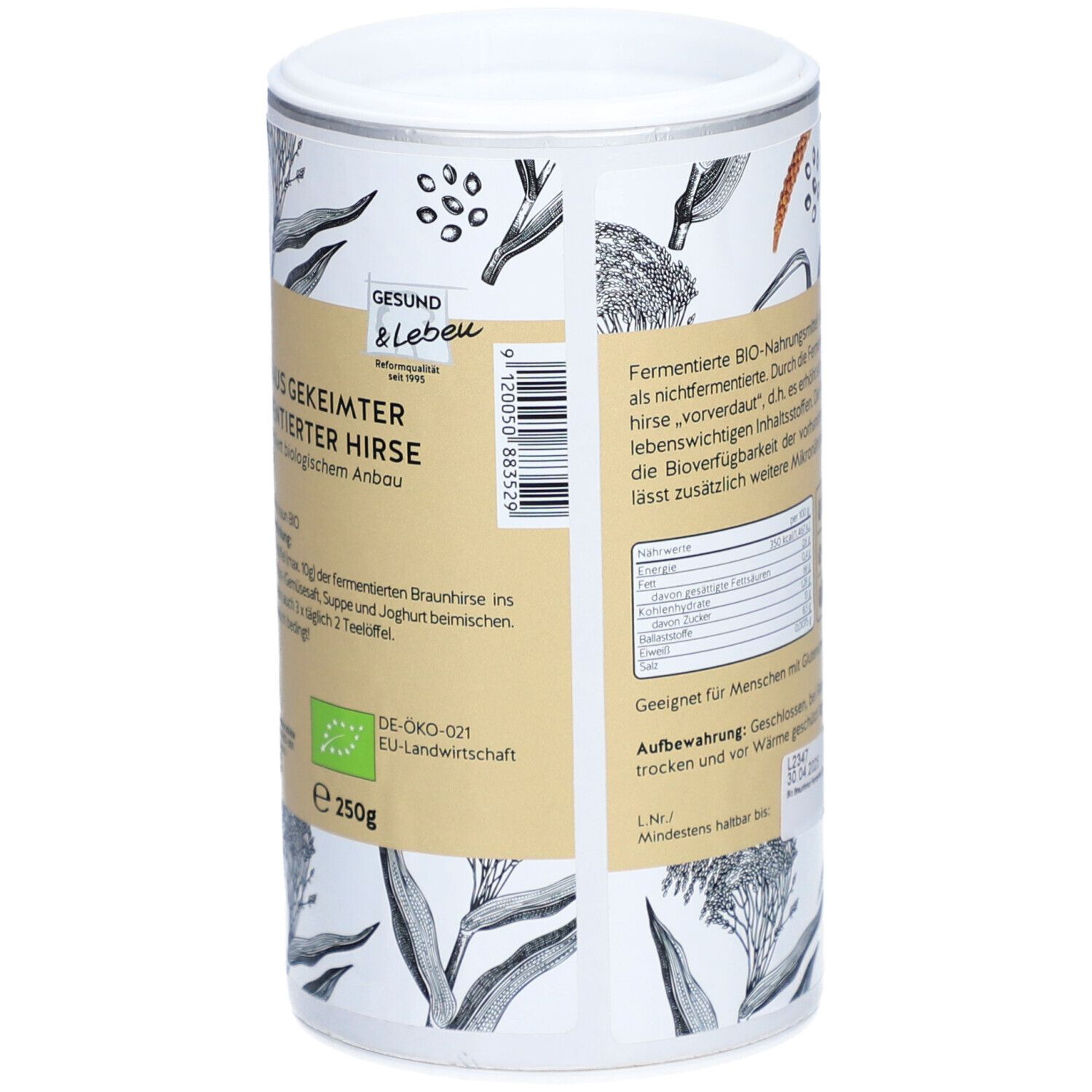 vitaldoc® BIO Braunhirse, frischgekeimt