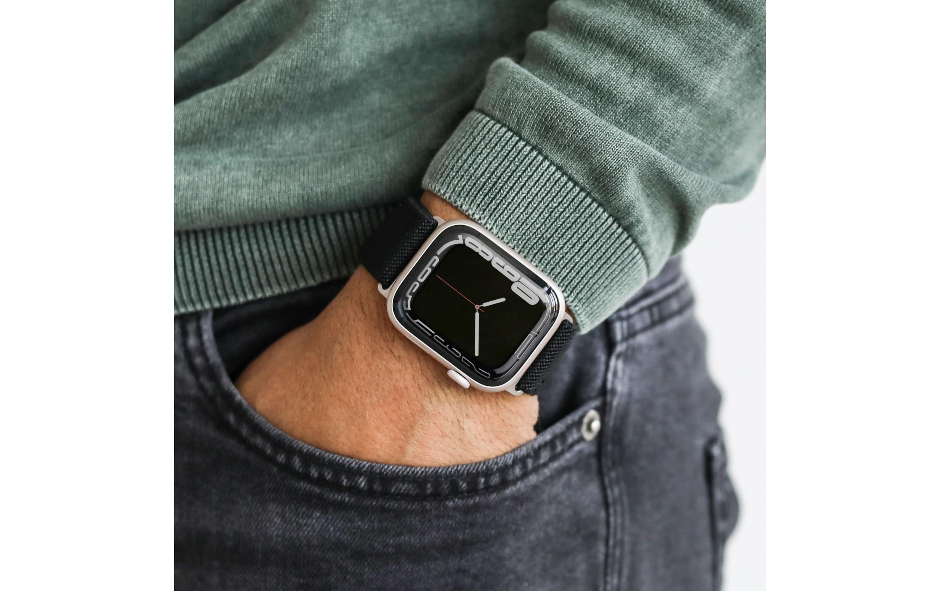 Armband Classic Nylon Loop Apple Watch 38/40/41 mm BlackArmband für Apple Watch 38/40/41 mm