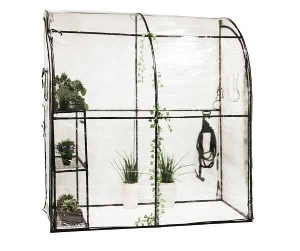 HORTUS Vægdrivhus plast 215 x 200 x 100 cm (211-206)