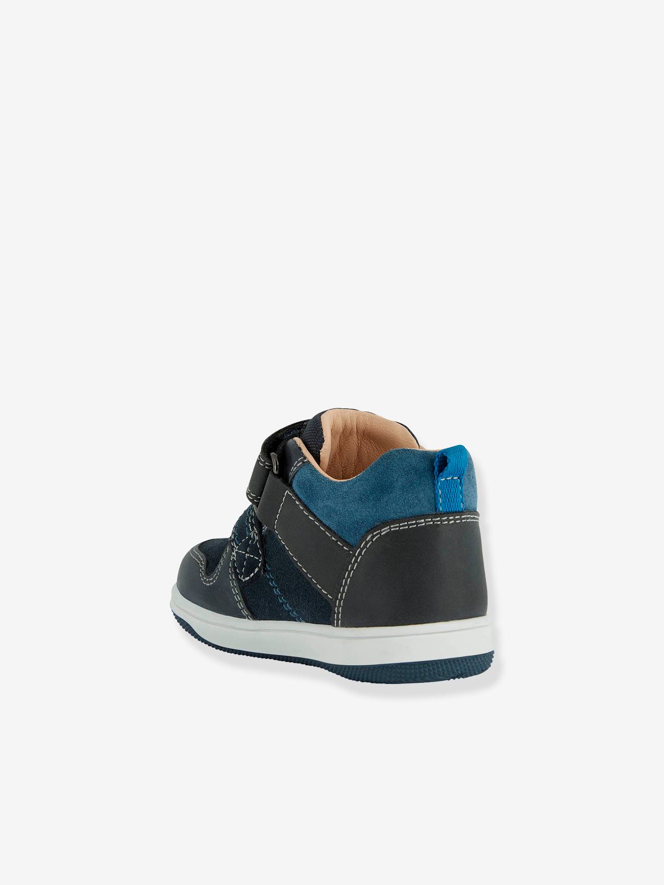Sapatinhos infantis New Flick Boy GEOX® Mid, azul marinho