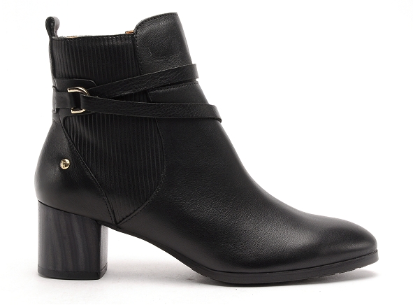 Pikolinos boots bottine talons femme calfat w1z8841 noir