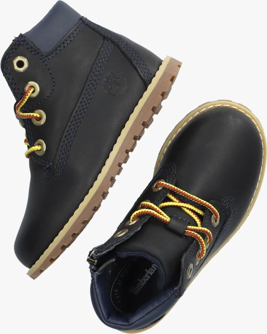 TIMBERLAND blauwe timberland veterboots pokey pine 6in boot kids