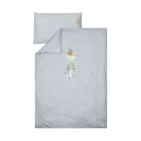 Little Dutch Dekbedovertrek Ledikant - 100 x 140 cm   40 x 60 cm - Denim Blue