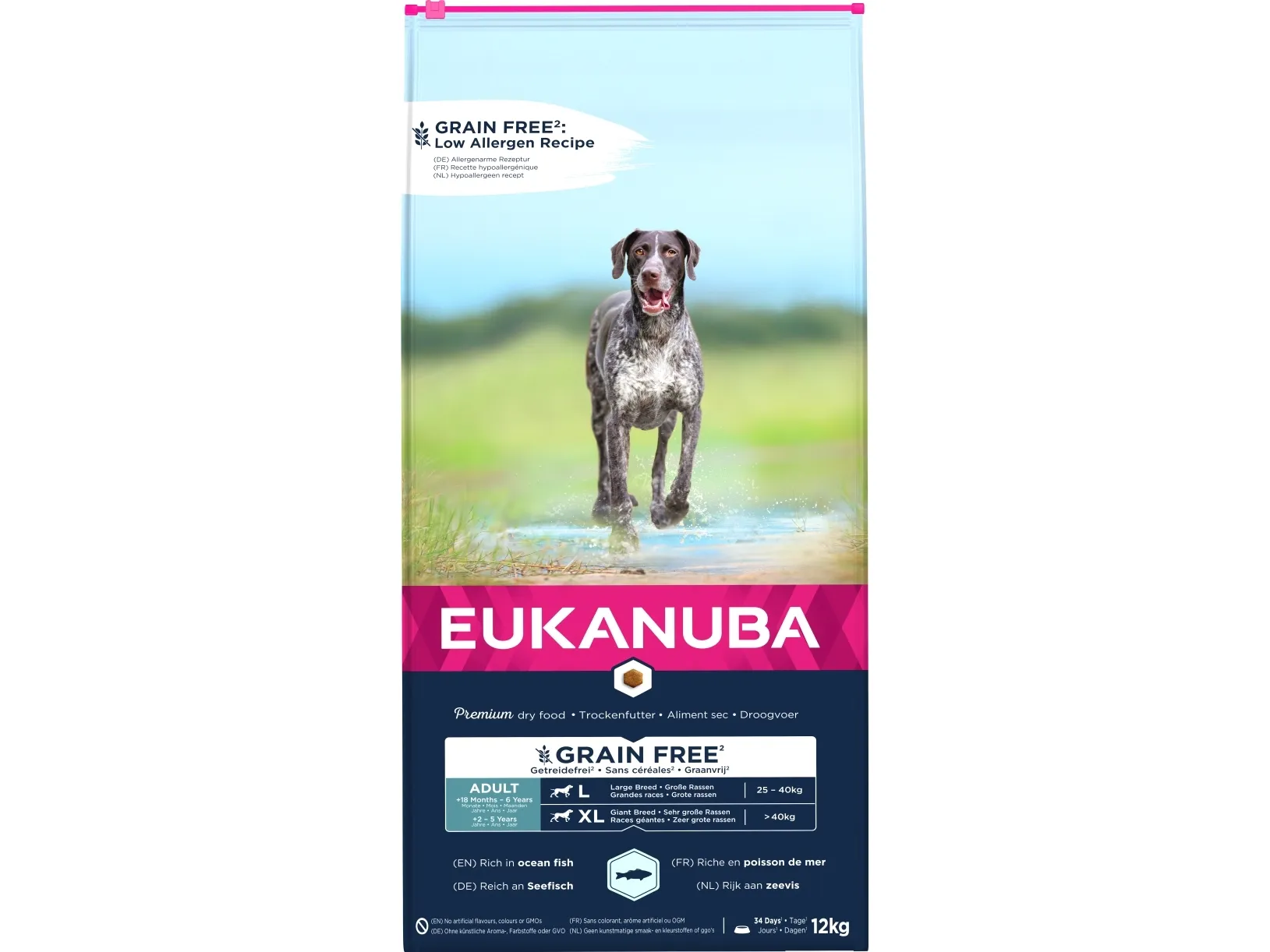 Eukanuba Euk Adult Large Grainfree Ocean Fish 12KG