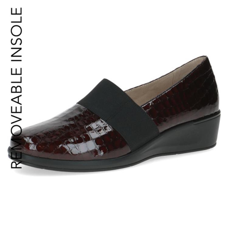Caprice 9-24351-45 bordo croco pat