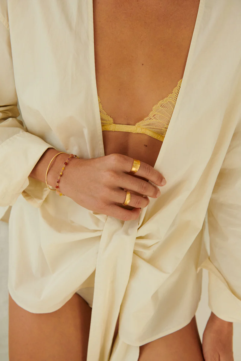 Pernille Corydon  Golden Fields armbånd - forgyldt