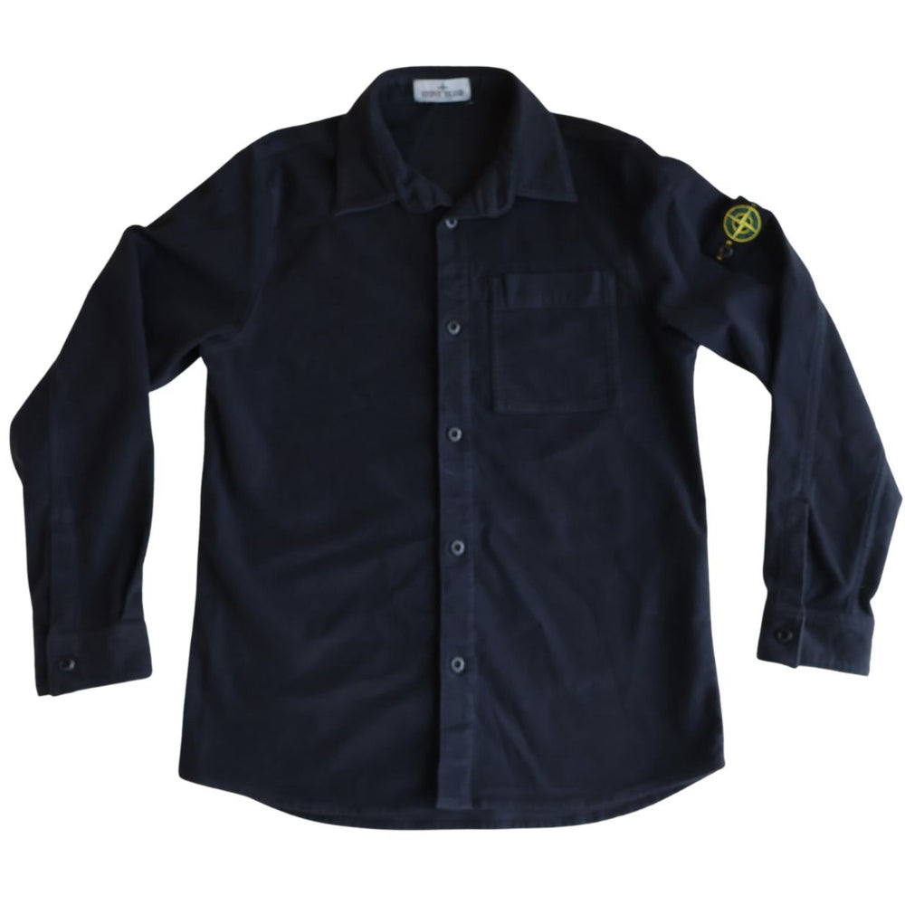 Køb Stone Island Navy Blue Skjorte