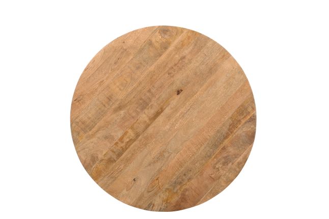 Livingfurn - Eetkamertafel Jesper Round 130cm - Mangohout