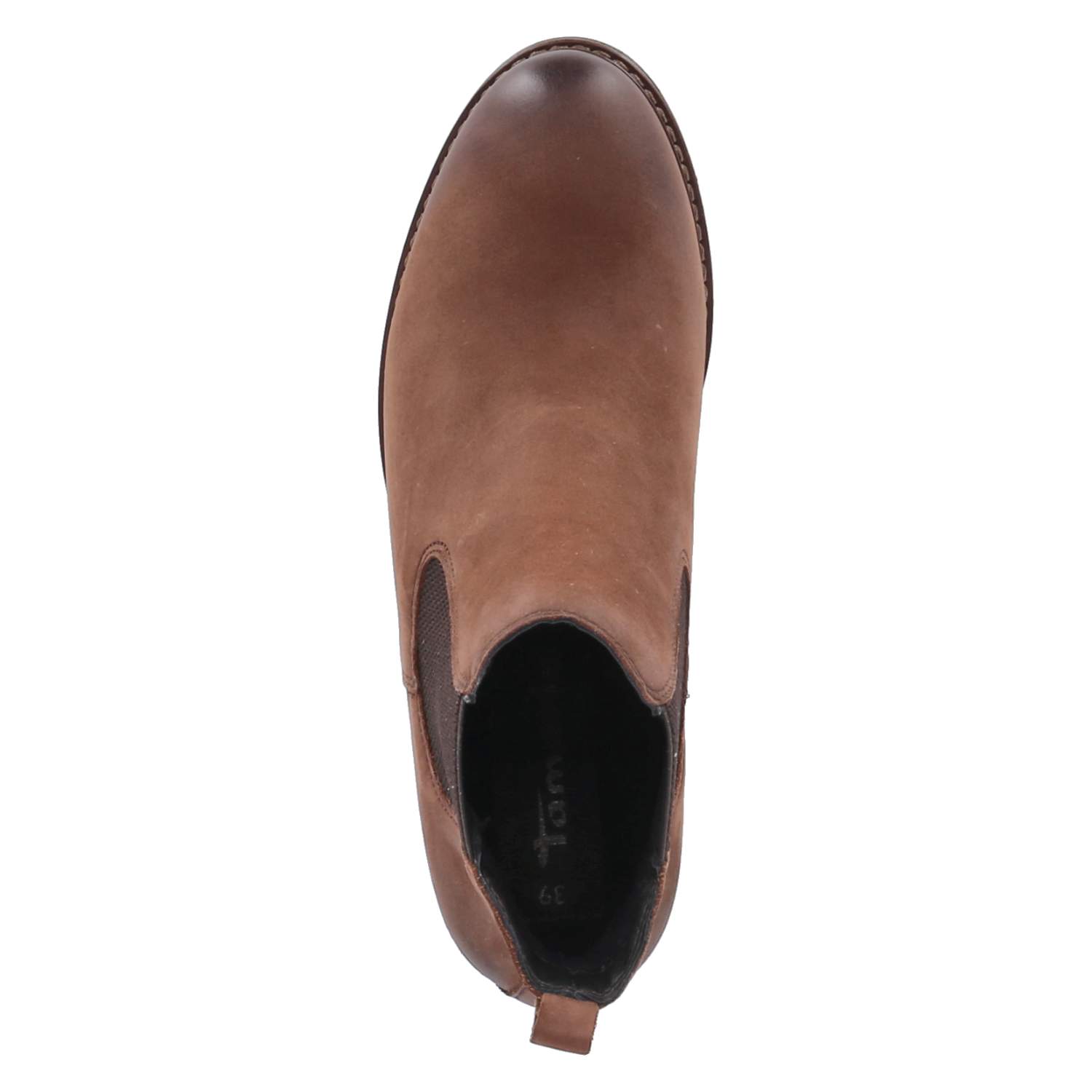Tamaris Chelsea Boots - chocolate nubuc
