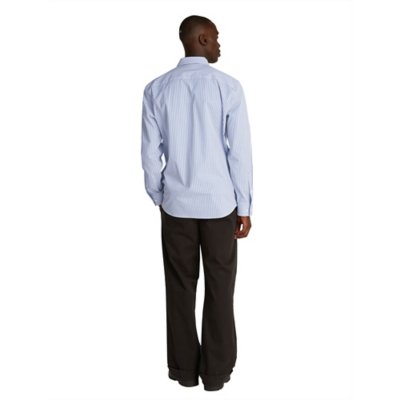 Chemise à manches longues homme Poplin Stripe CALVIN KLEIN
