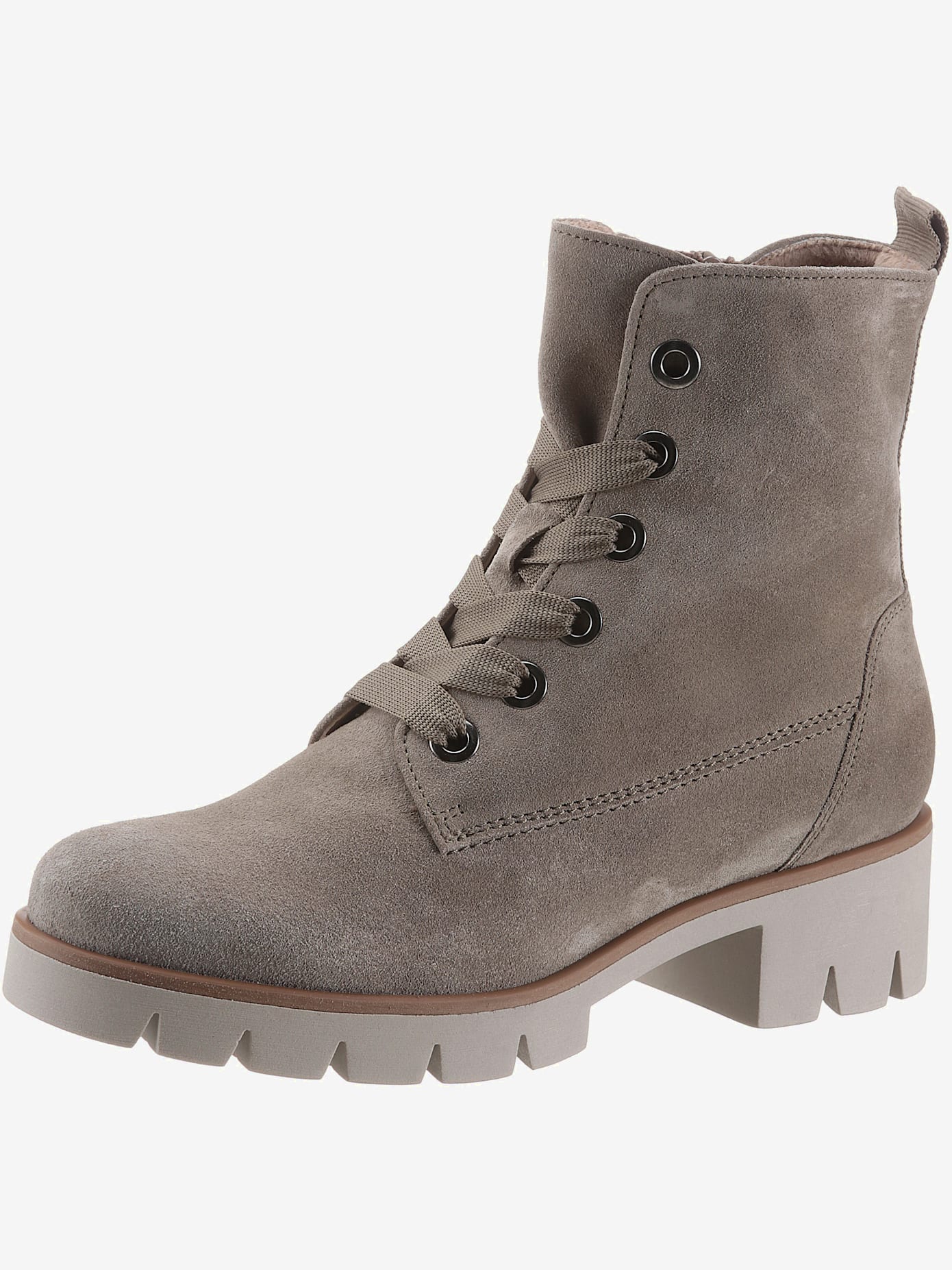 Bottines à lacets, semelle extérieure profilée