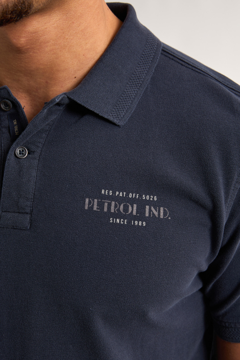 Petrol Industries blauwe heren polo
