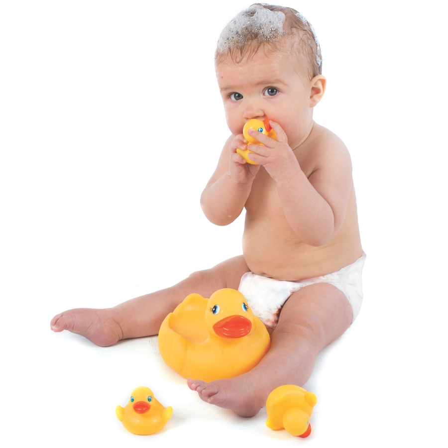 playgro Badeenten Familie 4 tlg. wasserdicht, schmutzfrei