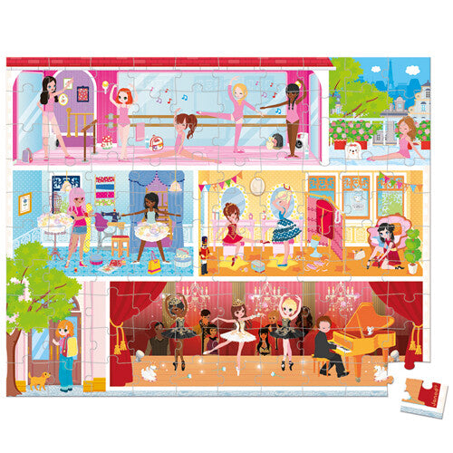 Janod puzzel de dansschool - 100st