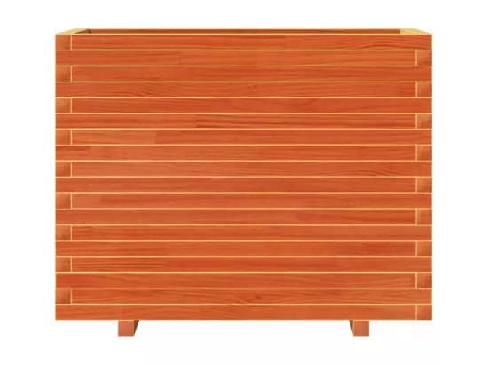 Jardinière bac lit surélevé bois marron 90 x 40 x 72 cm 02_0038514