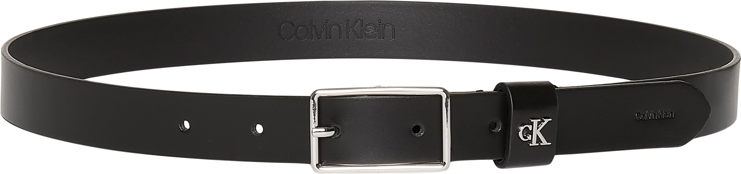 Calvin Klein Ledergürtel »SQUARE BUCKLE CK LOOP 25MM« Grössenverstellbar