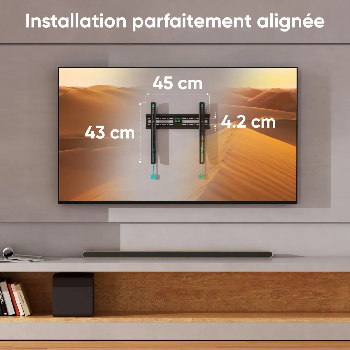 Onkron FM2-B Support mural TV fixe