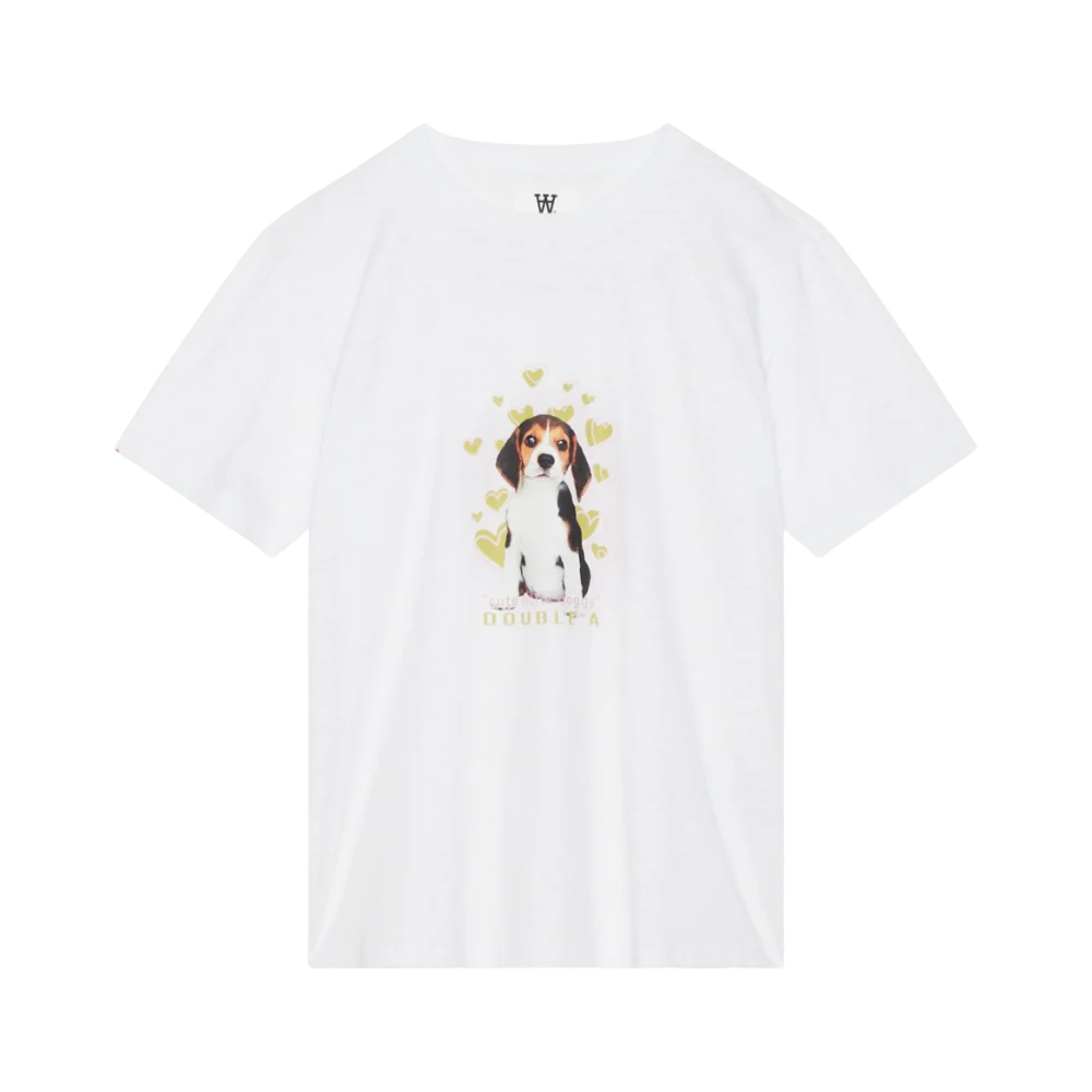 Wood Wood  Ace Cute Doggy t-shirt - hvid