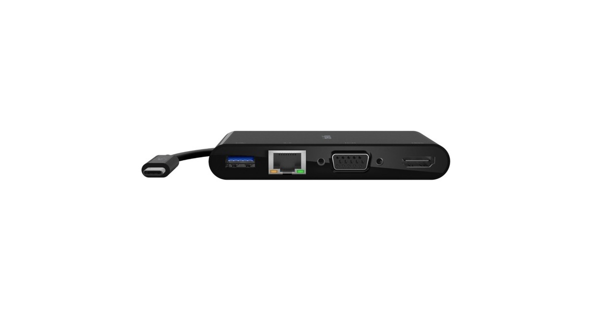 BelkinUSB-C Multimedia en oplaadadapter 100W  (Zwart)