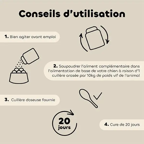 Biovetol - Poudre Stimul'Intestin Bio Grand Chien >10kg - 160g