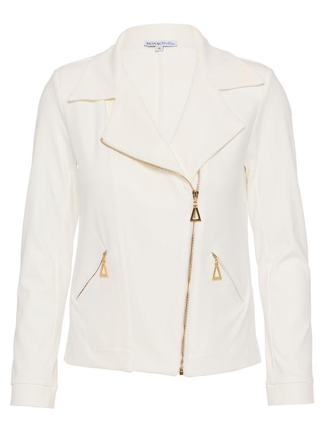 Bikerjacke in Lammnappalederoptik