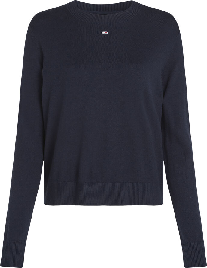 Tommy Hilfiger TJW ESSENTIAL CREW NECK SWEATER Dark night navy