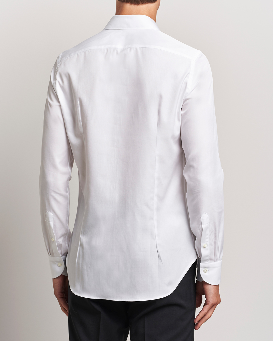 Canali Slim Fit Cotton Shirt White