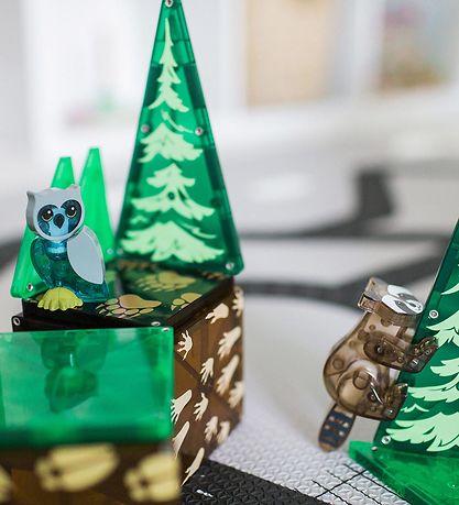 Magna-Tiles Magnets?t - 25 Dele - Forest Animals