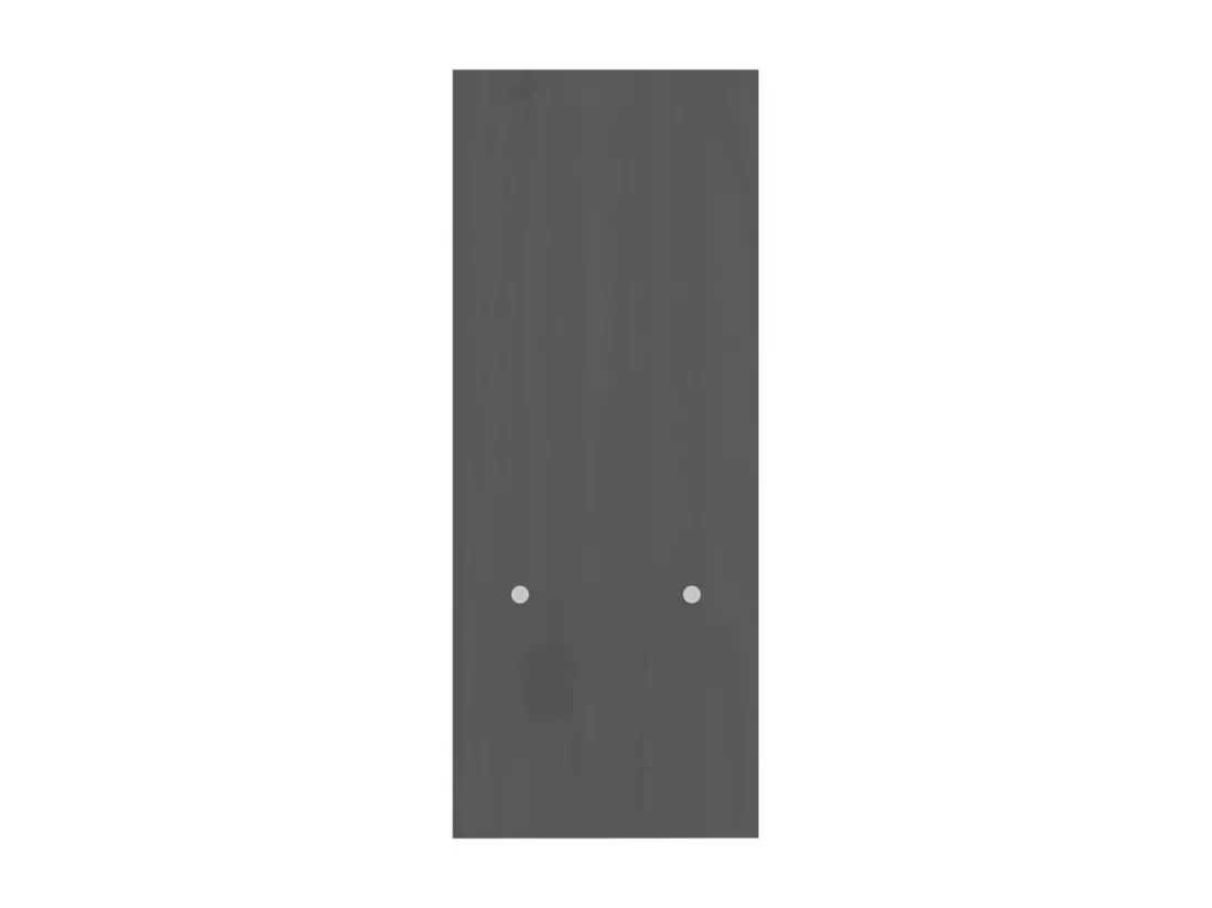 Support pour moniteur Gris (39-72)x17x43 cm Bois de pin solide
