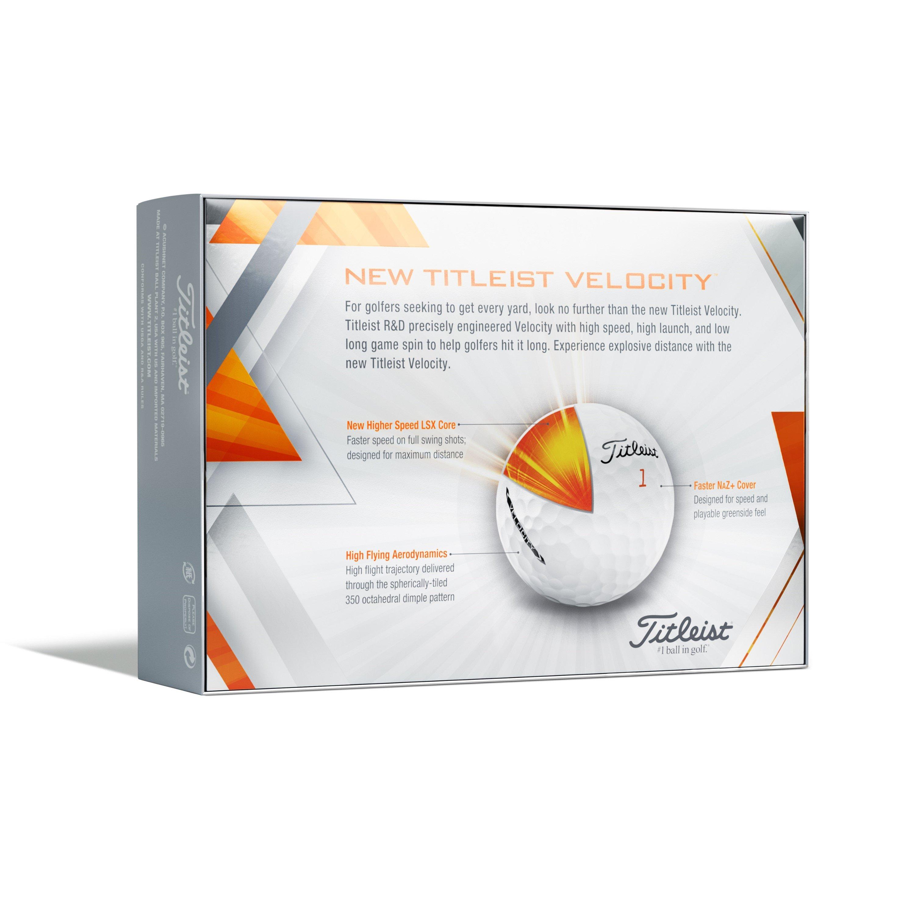 Titleist Titleist Velocity 12 Pack Golf Balls
