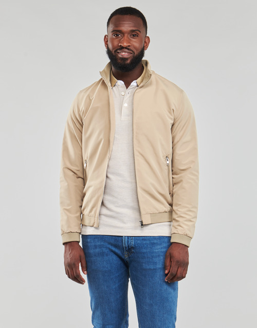Jack & Jones - JJERUSH HARRINGTON BOMBER - Beige
