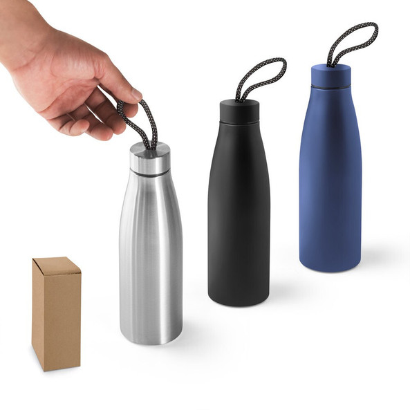 hi!dea 94271 - Bouteille en acier inoxydable recyclé à 90% (710 mL)