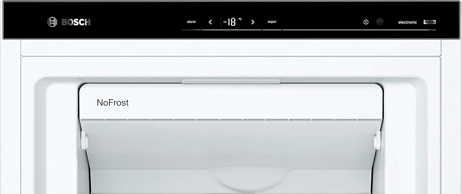 Bosch GSN51DWDP Serie 6 XXL-Gefrierschrank, 161 x 70 cm extra breit, 289 L, NoFrost nie wieder abtauen, LED-Beleuchtung gleichmäßige Ausleuchtung, BigBox Platz für großes Gefriergut