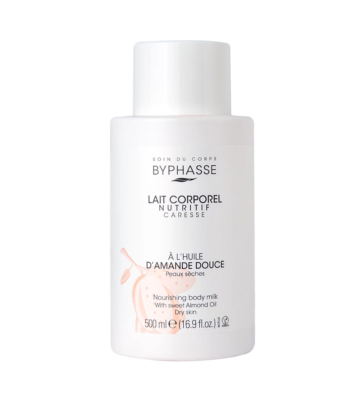 Byphasse - Leite corporal nutritivo - Óleo de amêndoa doce