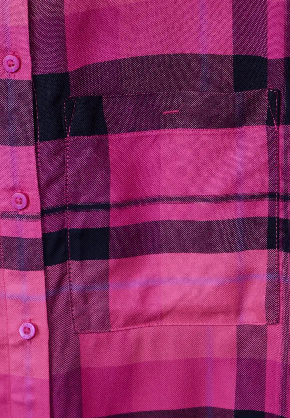 Bluse aus Viskose - bright cozy pink